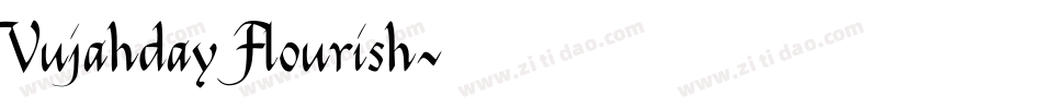 Vujahday Flourish字体转换